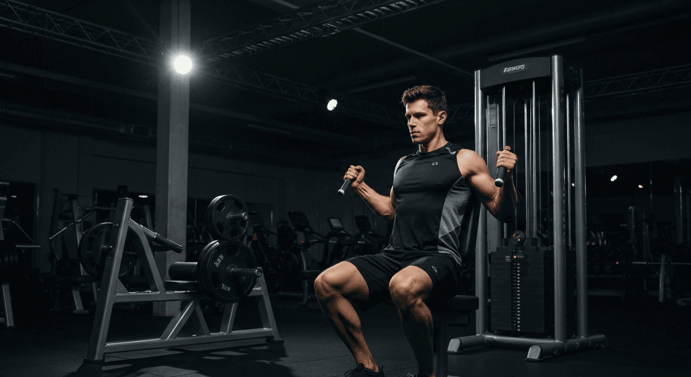 50-Minute Push/Pull Workout Using Free Weights and Machines