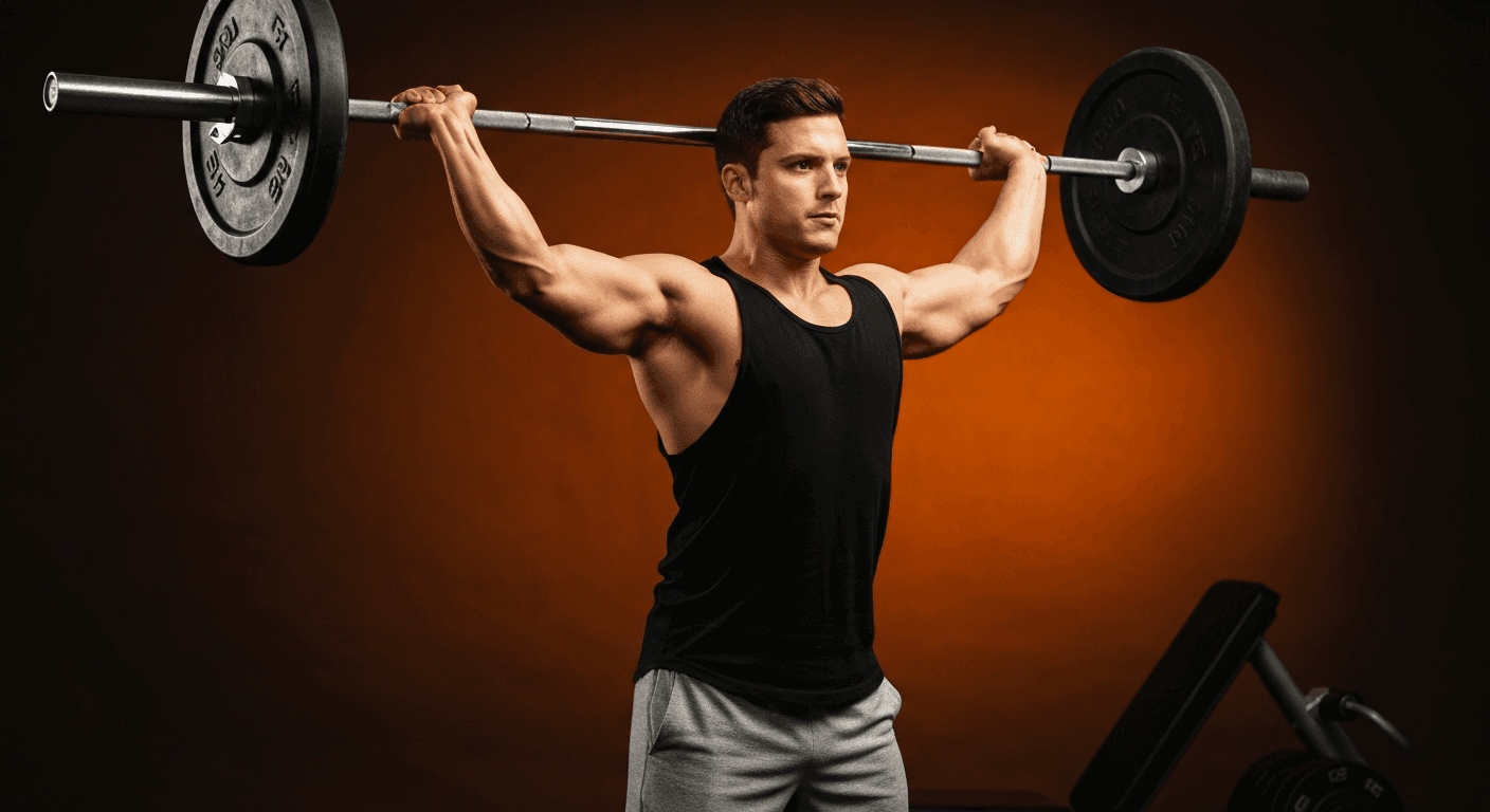 Full Body Barbell Routine for Men: 45-Minute Gym Session