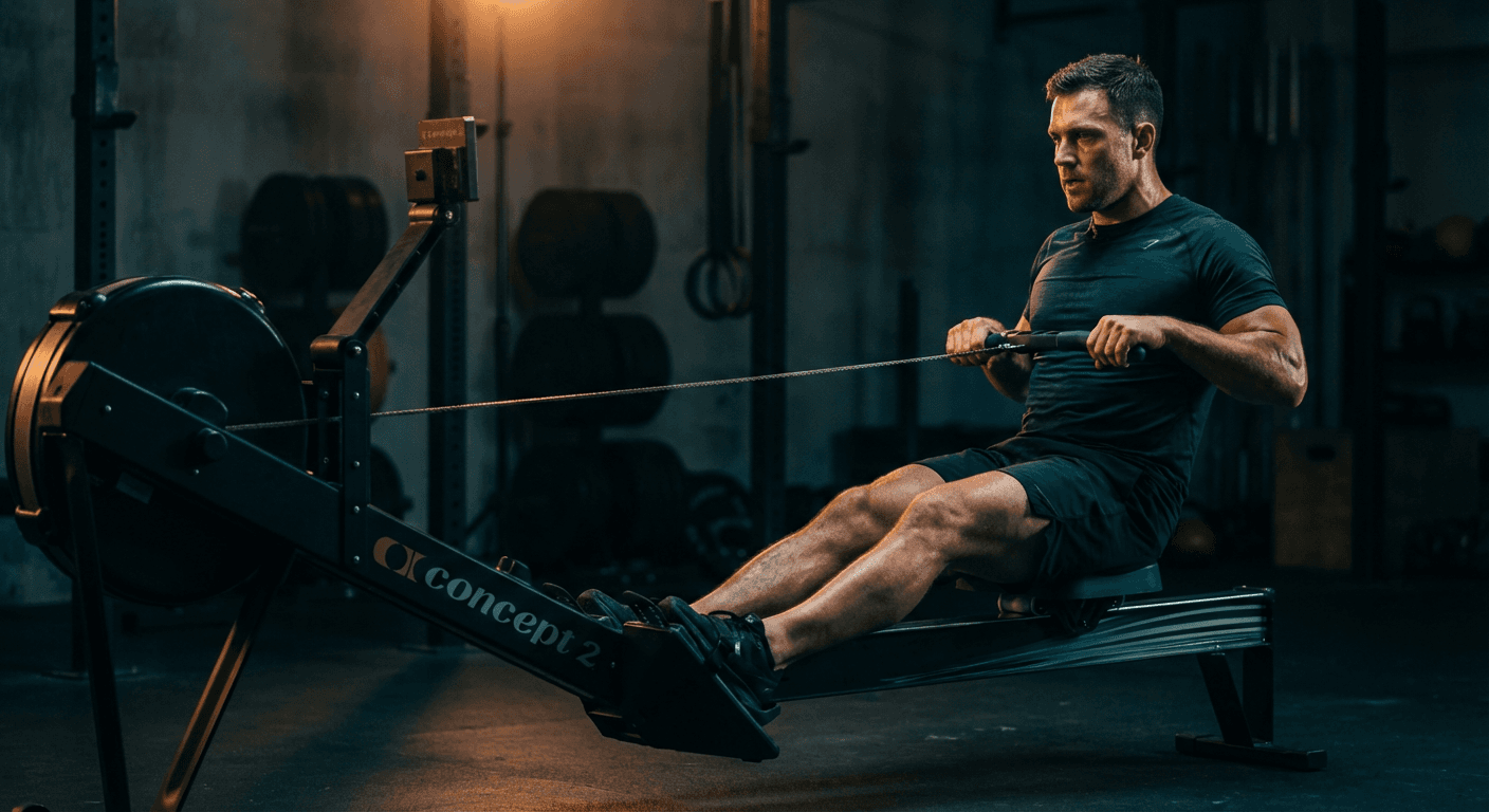 Rowing Machine Workouts for Strength Athletes
