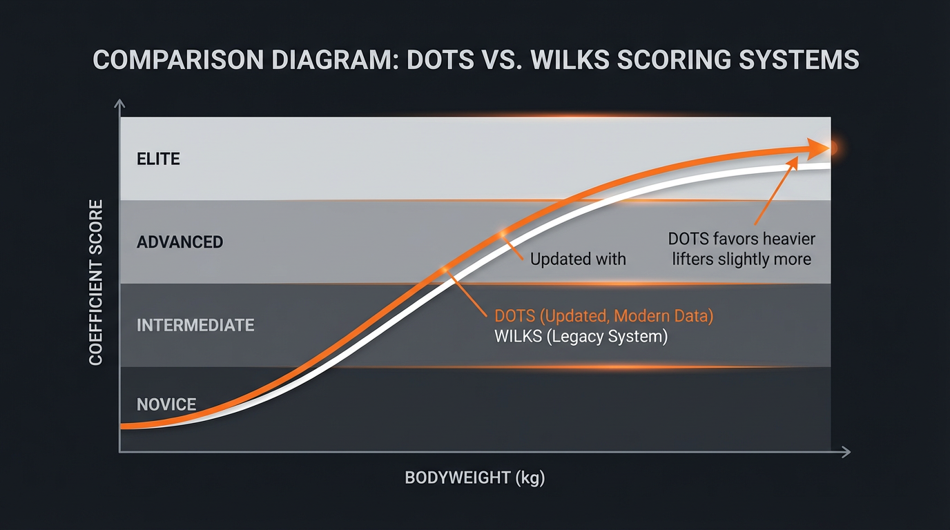 Diagram showing how the DOTS Score Calculator works