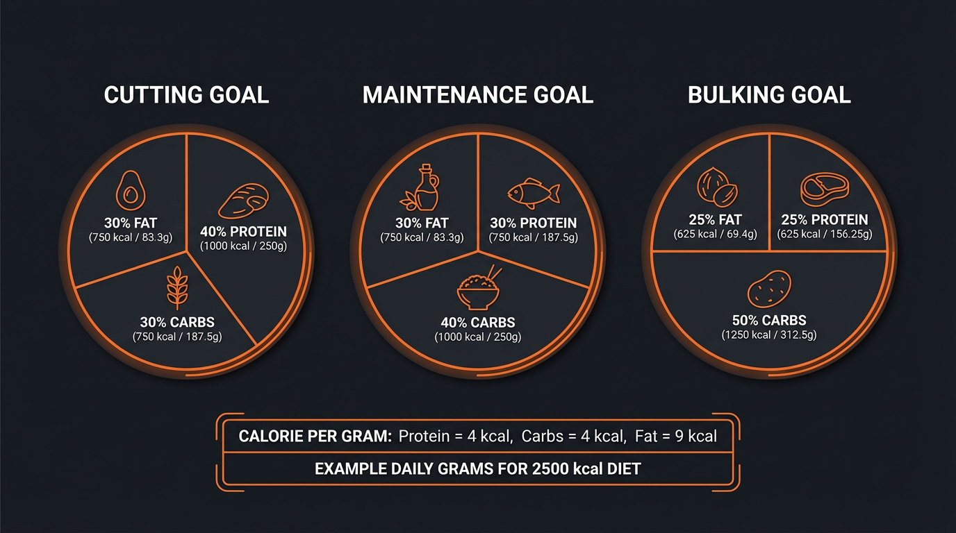 Diagram showing how the Macro Calculator works