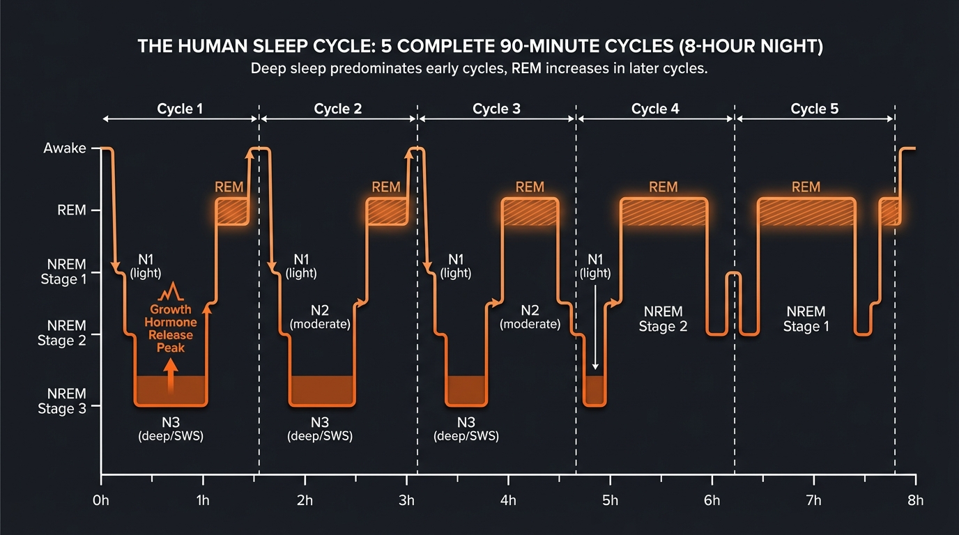 Diagram showing how the Sleep Calculator works