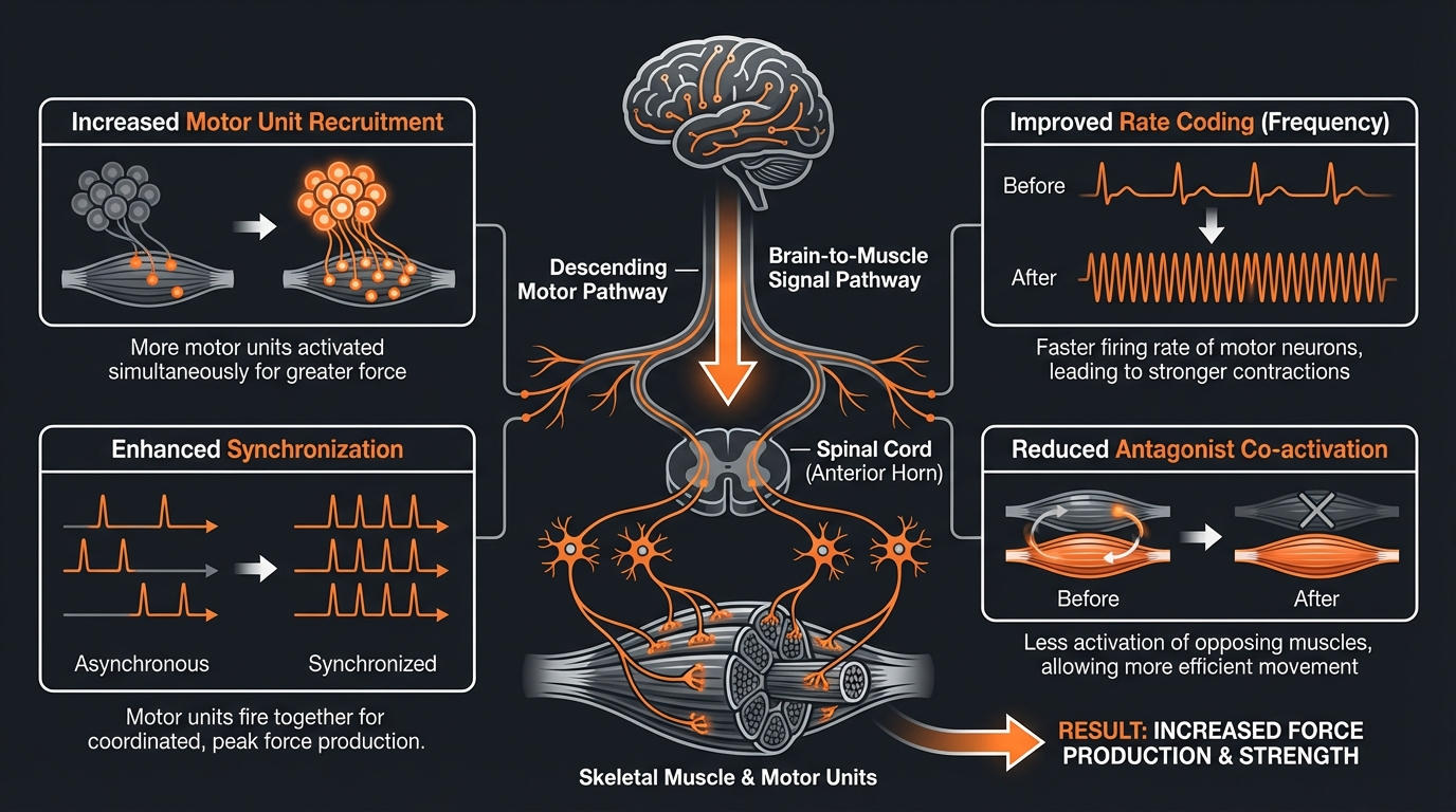 Diagram illustrating key concepts from 7 Strength Training Mistakes Sabotaging Your Gains—and How to Fix Them