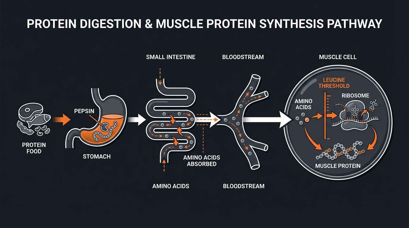 Diagram illustrating key concepts from Best Protein Sources for Muscle Growth: Complete Guide
