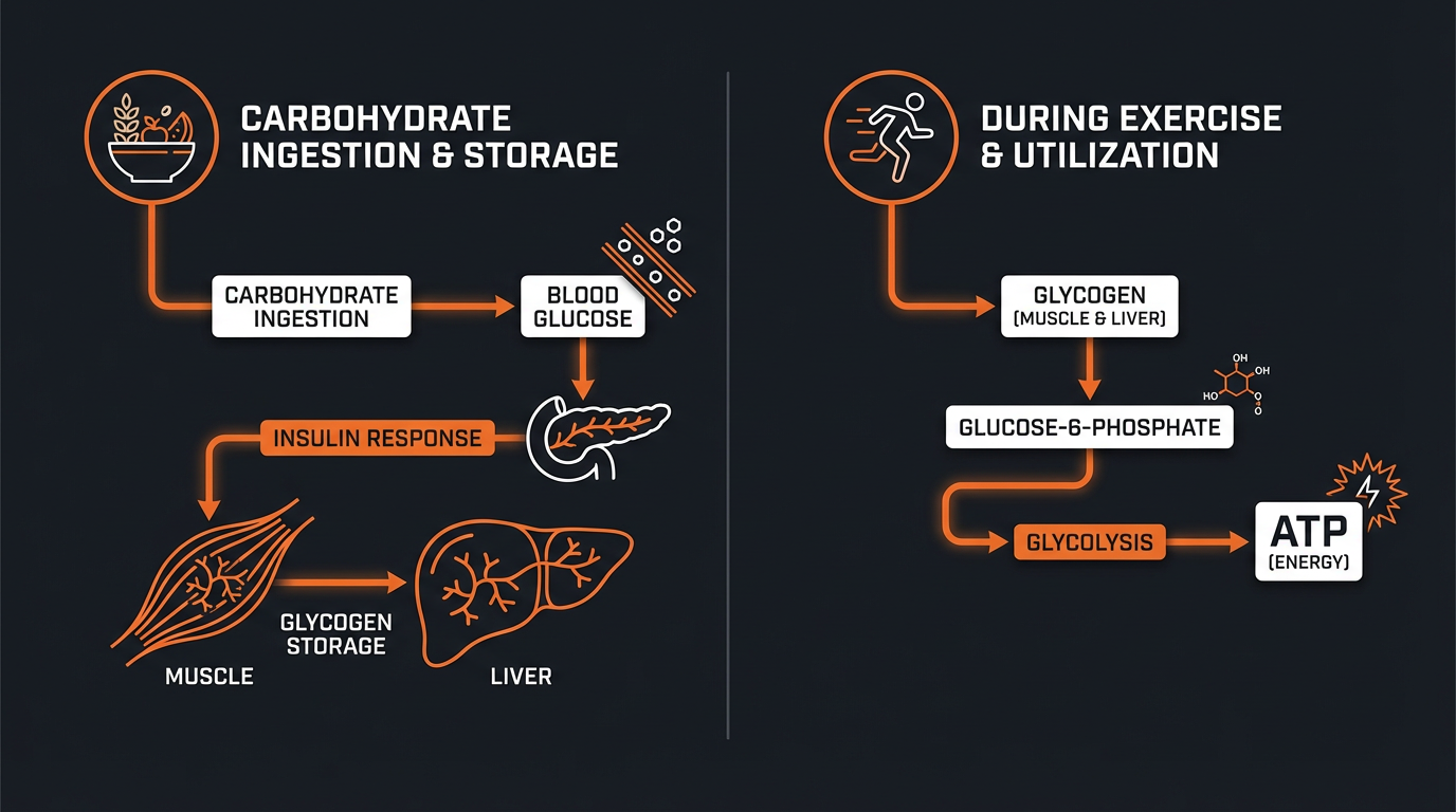Diagram illustrating key concepts from Carb Backloading: Strategic Carb Intake for Muscle Growth and Fat Loss