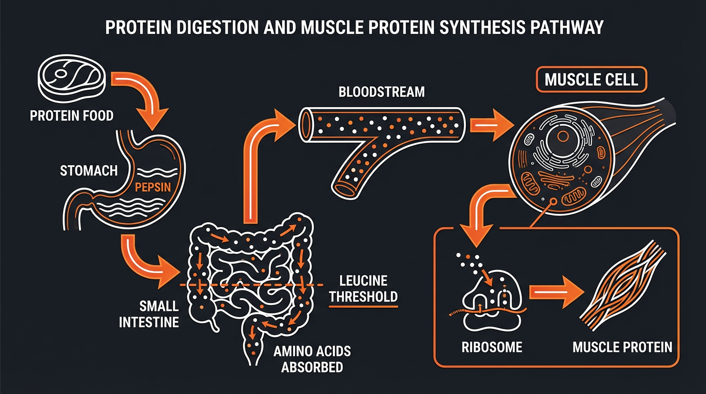 Diagram illustrating key concepts from Grass-Fed vs. Regular Whey Protein: Is There a Significant Difference?