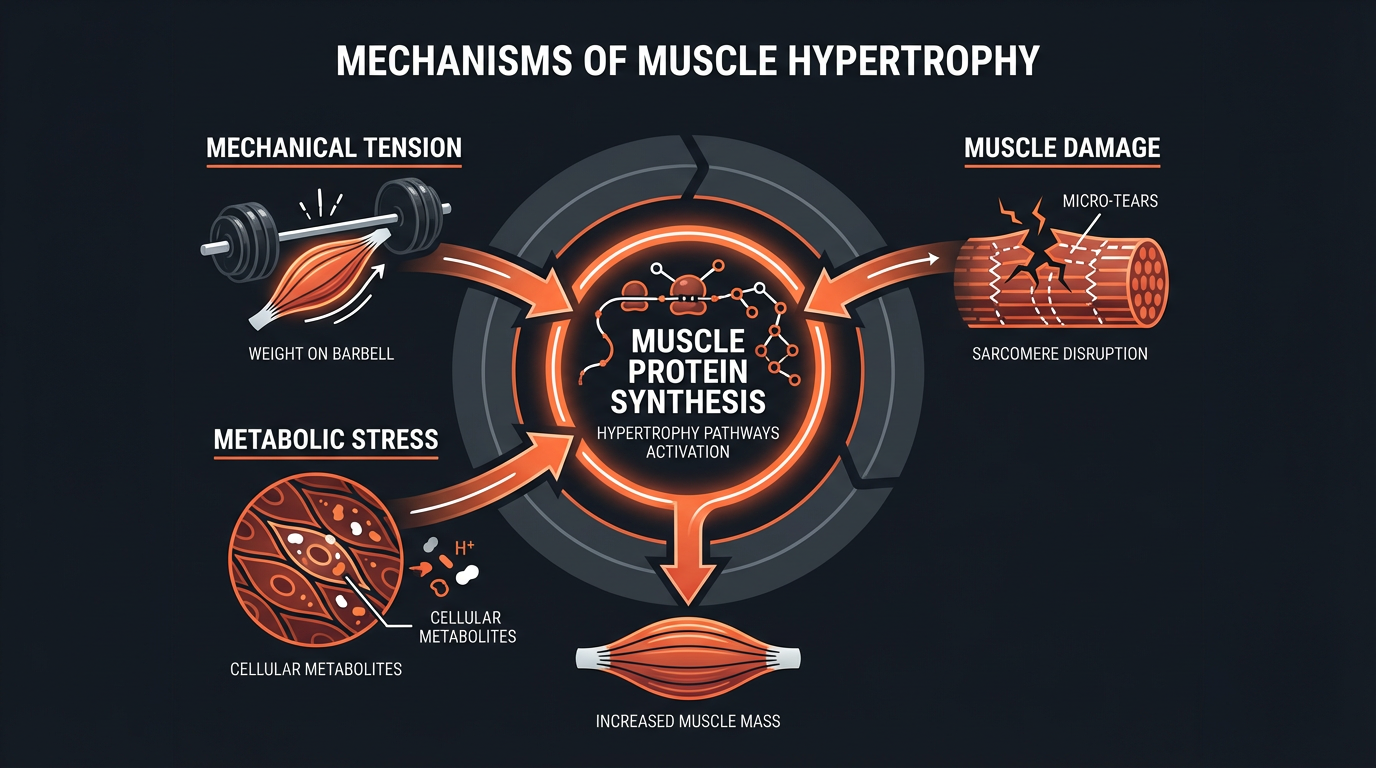 Diagram illustrating key concepts from How To Cut After Bulking (An Experts Guide)