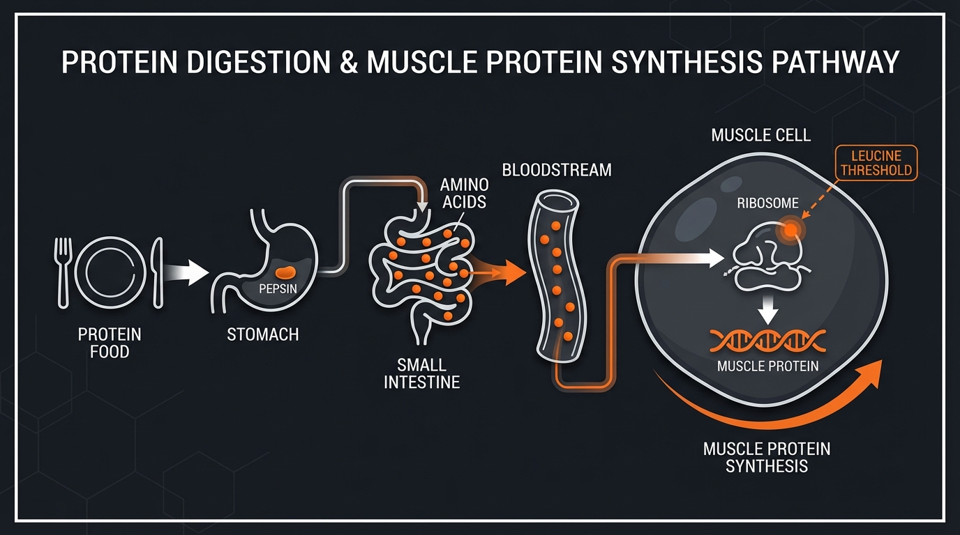 Diagram illustrating key concepts from How to Read Protein Powder Labels: Understanding Ingredients and Claims