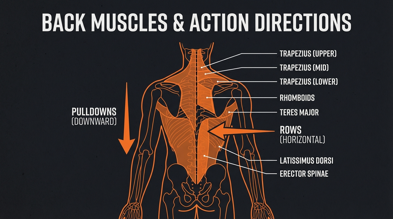 Diagram illustrating key concepts from Pre-Exhaustion Training: Isolating Muscles for Greater Growth