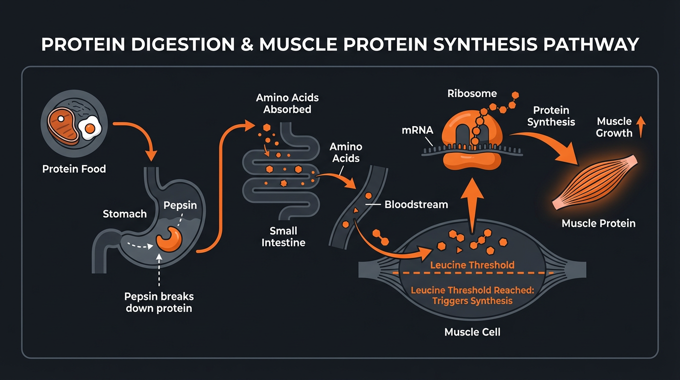 Diagram illustrating key concepts from Protein Quality: Understanding PDCAAS and DIAAS Scores