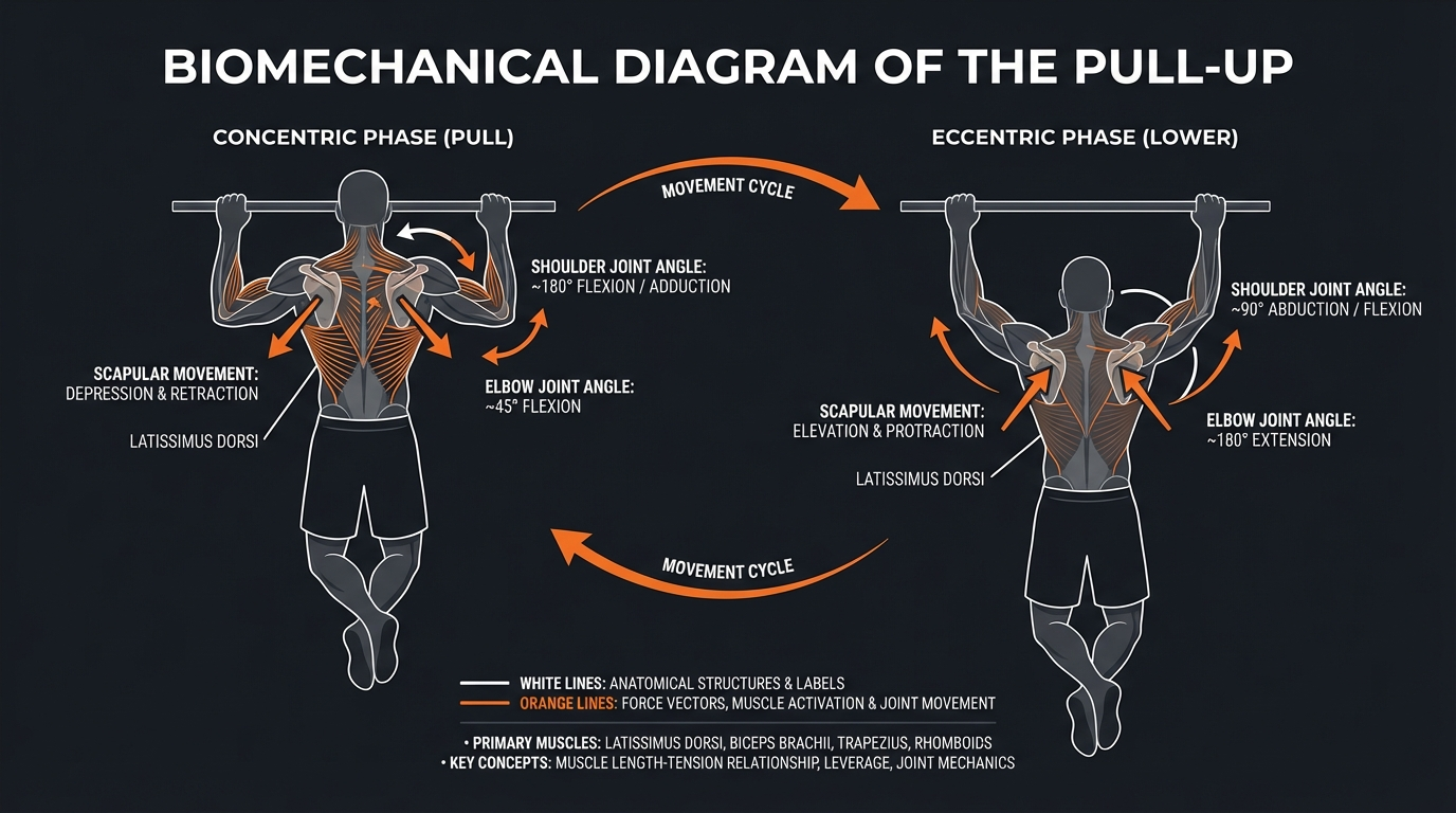 Diagram illustrating key concepts from Pull-Up Alternatives: 15 Exercises for Back Strength Without a Bar