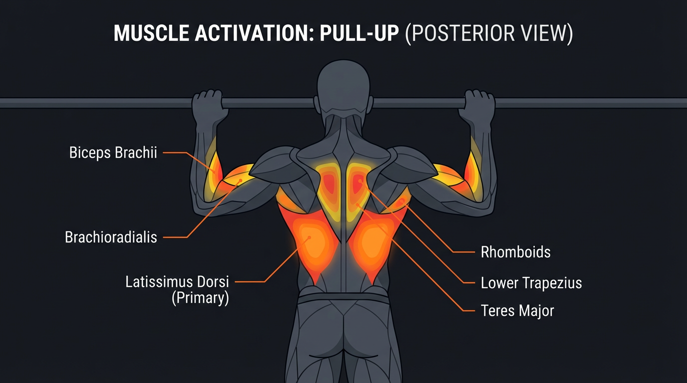 Diagram illustrating key concepts from Push-Pull-Up Superset Workout: Maximizing Upper Body Gains in Minimal Time