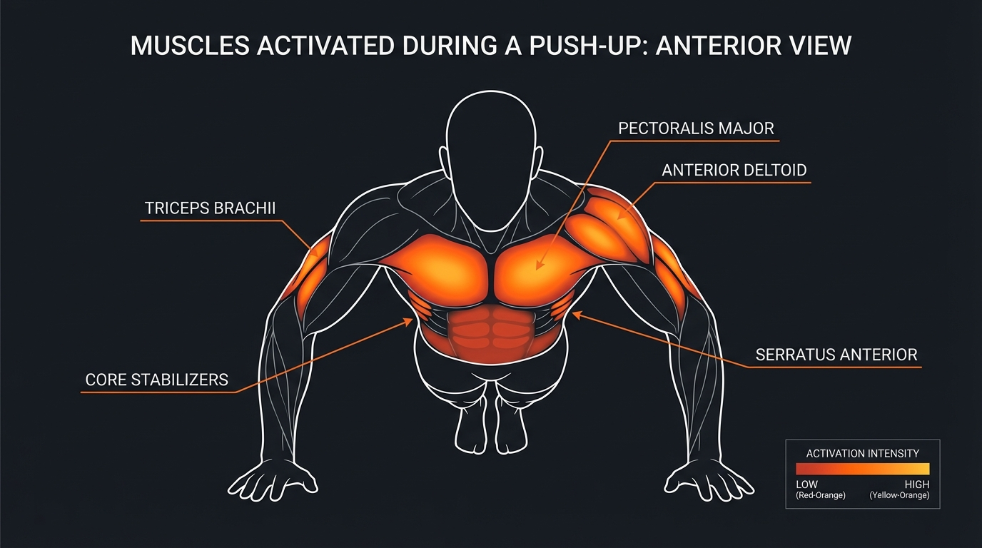 Diagram illustrating key concepts from Push-Up Board: How This Simple Tool Can Revolutionize Your Workouts