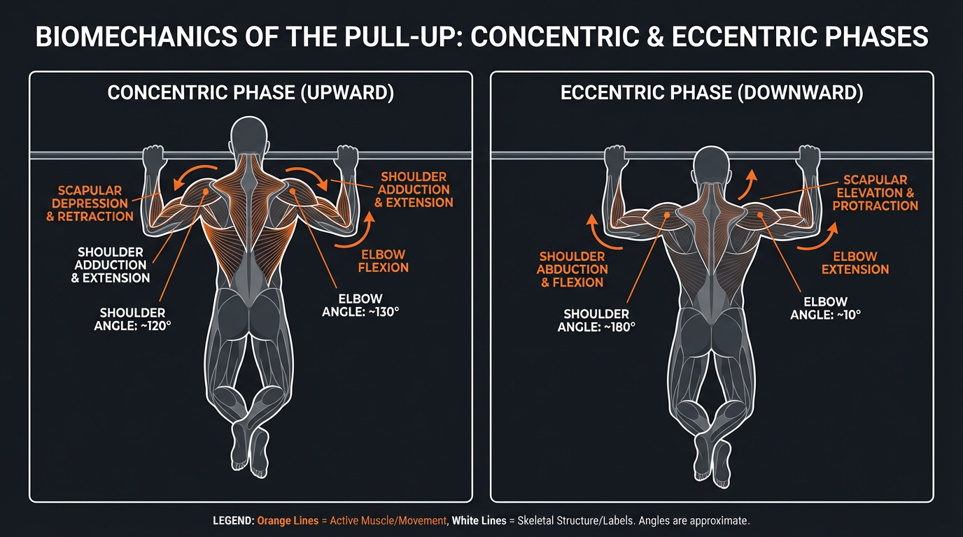 Diagram illustrating key concepts from Rock Climbing and Pull-Up Strength: How They Complement Each Other