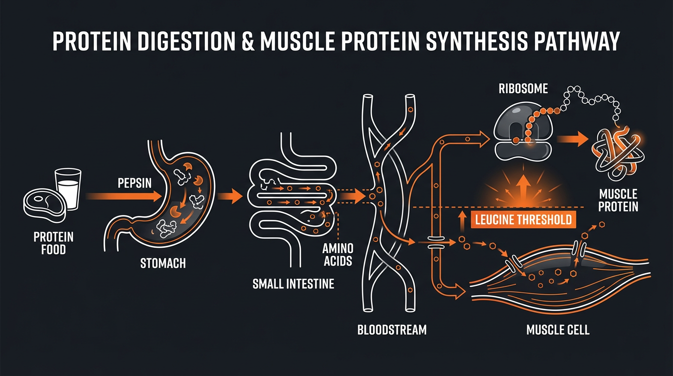Diagram illustrating key concepts from Should I Drink Protein Shakes While Cutting?