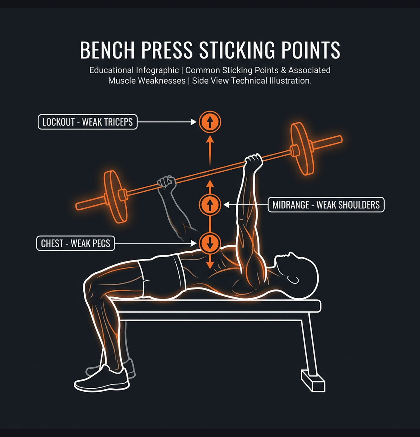 Diagram illustrating key concepts from Sticking Points: Why Your Lift Stalls and How to Fix It