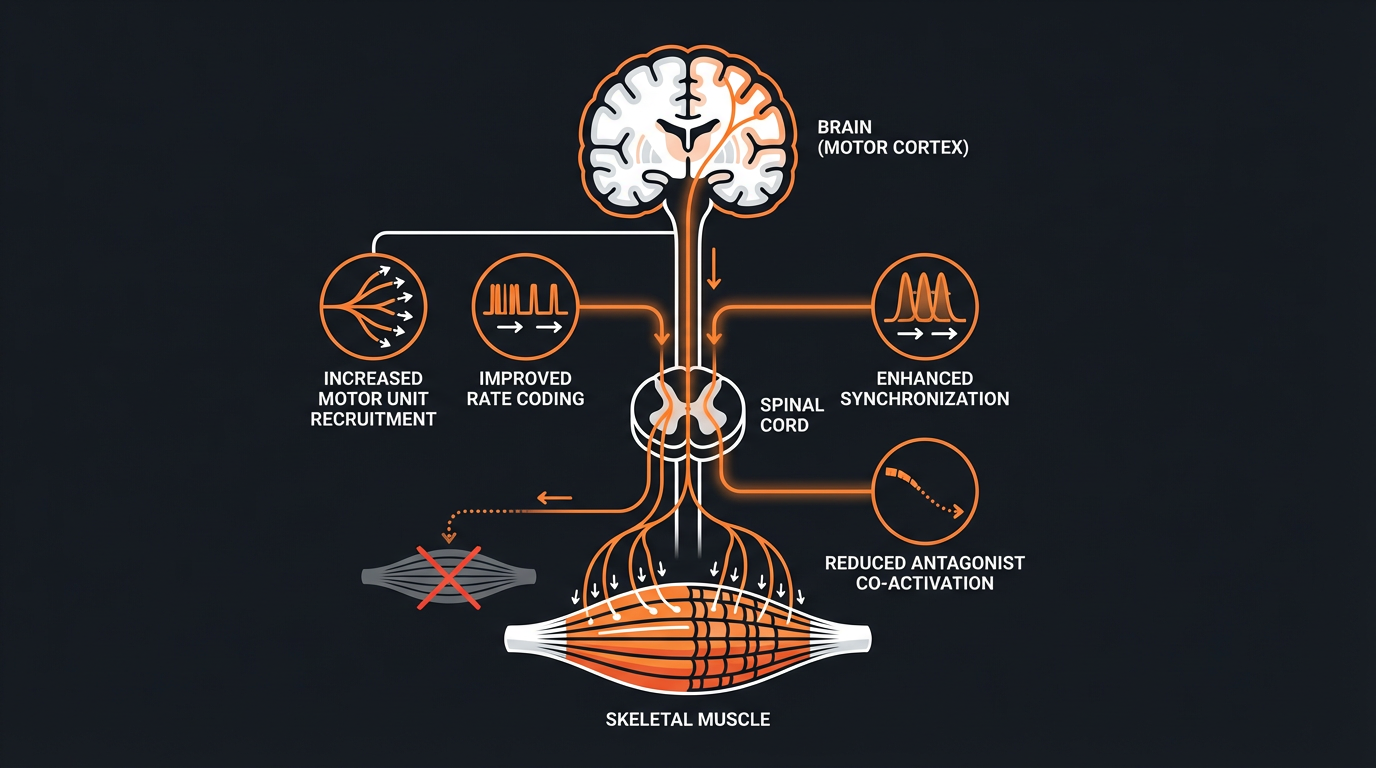 Diagram illustrating key concepts from Strength & Symmetry: The Science Behind the Ultimate 5-Day Training Split