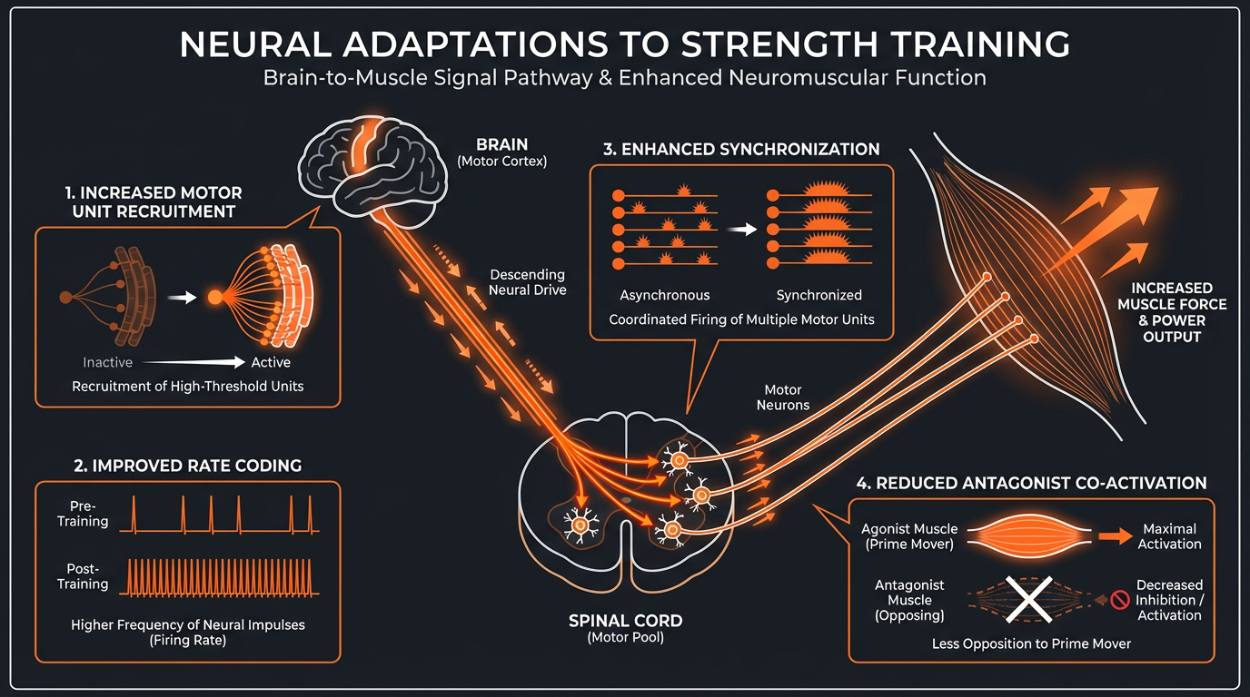 Diagram illustrating key concepts from Strength Training for Endurance Athletes: Boosting Performance