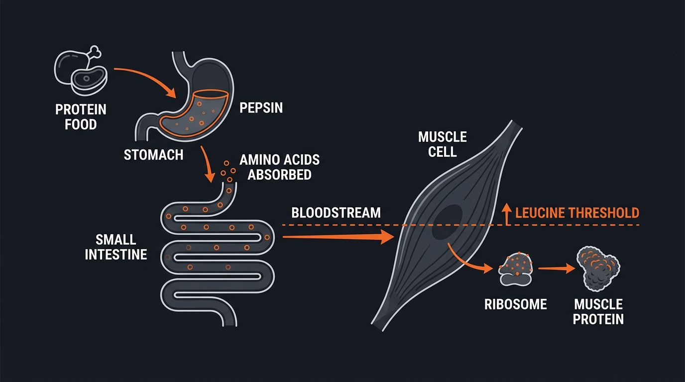 Diagram illustrating key concepts from Top 20 High-Protein, Low-Calorie Foods for Weight Management