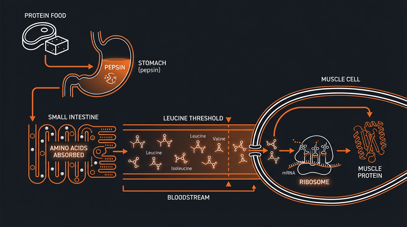 Diagram illustrating key concepts from Whey vs. Casein vs. Plant Protein: Which is Best for Your Fitness Goals?