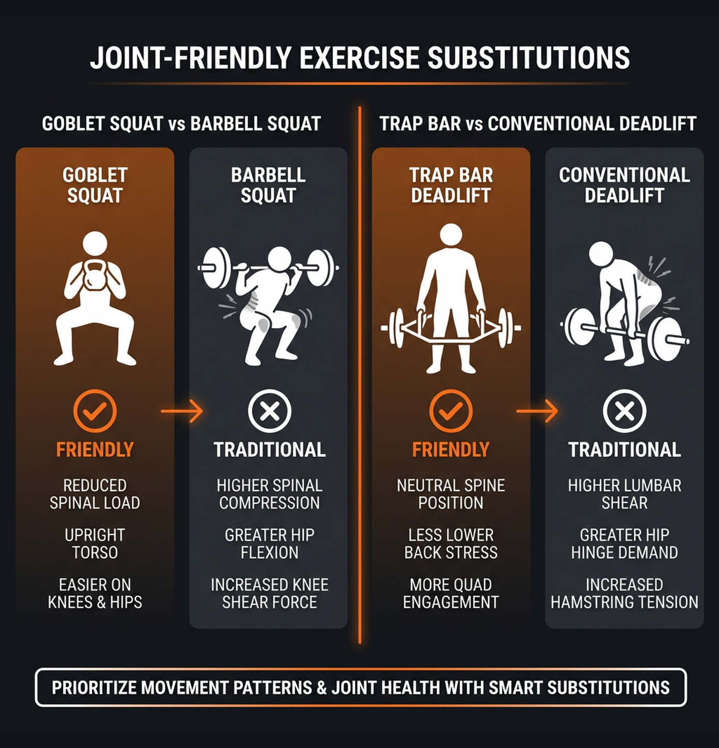 Diagram illustrating key concepts from Over 40 Strength Training: Safe & Effective
