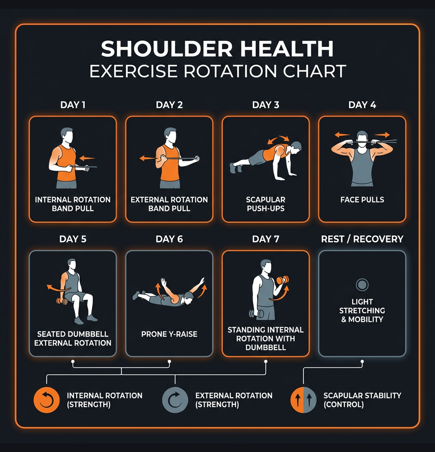 Diagram illustrating key concepts from Tennis: First-Step Speed & Shoulder Health
